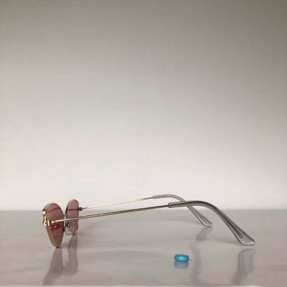 Slim Frame Wire Cat Eye Sunglasses - Picture 5 of 6